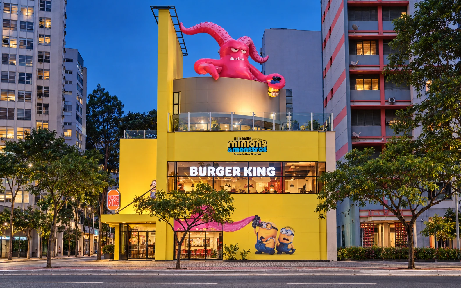 Burger King x Minions — Av. Paulista